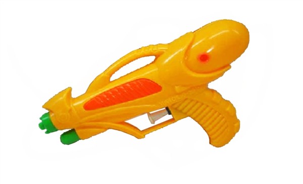Solid color dual-nozzle water gun