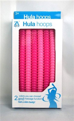 The Hula Hoop box two-color