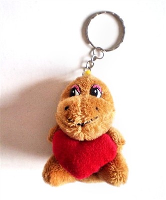 Small Samut hold heart keychain