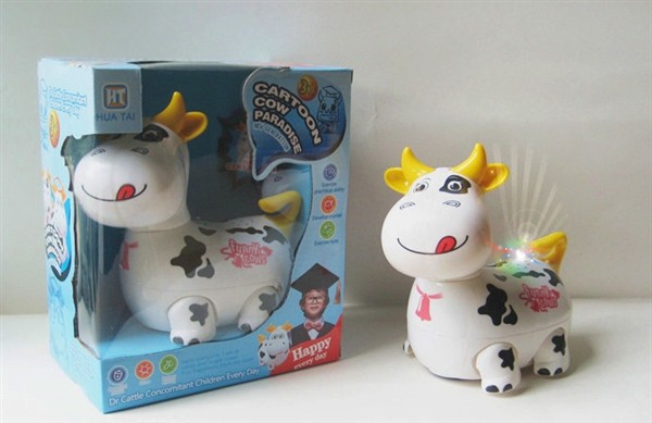 Light and sound electric universal Christmas cartoon cows