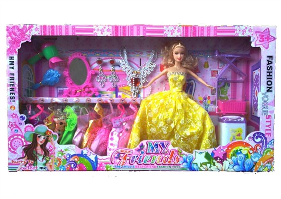 11.5-inch solid body activities hand Barbie suit