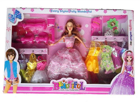 11.5-inch solid body activities hand Barbie suit