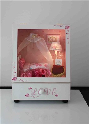 Music jewelry box - small cute bedroom