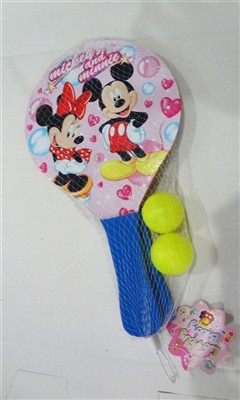 The Mickey Minnie wooden beach rackets