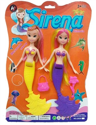 9-inch double-mermaid + package decoration