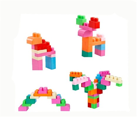 Chunk of children 3D building blocks (17pcs)