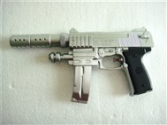 Water gun / spray paint silver