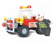 MINI Fire patrol car(58pcs)