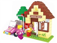 mini small villa D02(123pcs)