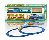 Electric golden classic track train