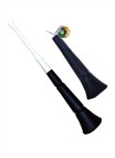 Two telescopic VUVUZELA fans horn