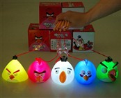 5 wooden hand-held light-emitting angry bird Lantern lantern