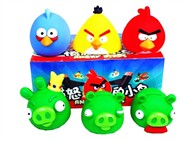 Three birds three angry bird pig piggy