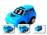 Blue printing cartoons inertia car