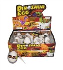 Expansion of dinosaur eggs