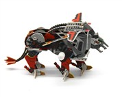 Dynamic puzzle card mechanical beast