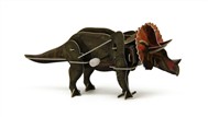 Dynamic puzzle card Triceratops