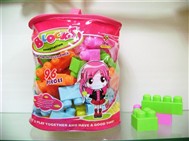 Girls large granular building blocks (96pcs)