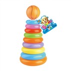 9 - layer basketball head rainbow rings