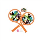 49.5CM round green word characters graffiti face racket