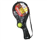 Tennis racket with the ball