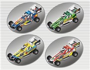 Pull back formula car (19pcs)