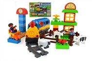 Electric building blocks train track