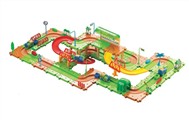 Intellectual building blocks electric train track (77pcs)