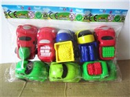 Eight back cartoon car