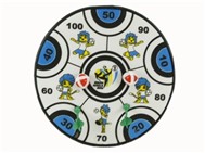 Mucin balls dart target