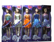 5 models 11.5-inch Kongshen Barbie mixed