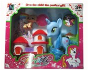 Tong plastic cartoon horse baby