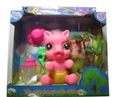 Tong plastic cartoon horse baby