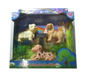 The pond plastic cartoon dog baby