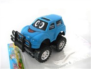 The cartoon cross country Friction Car