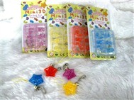 The Star Crystal building blocks keyring + phone chain (13pcs)