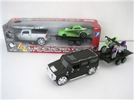 1:32 PULL BACK Ferry Hummer trailer