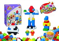 A happy partner building blocks (76pcs)