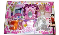 Barbie in box gift set