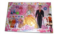 Barbie in box gift set