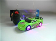 Two-pass lighting remote control car