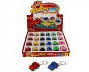 24 Zinc Alloy Pull Back Car with Keyring