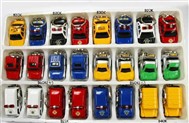 24 Zinc Alloy the glide Keyring car with flash