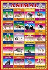 Early education animal wall charts 4