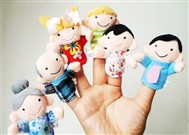 The happiness a finger doll