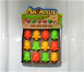 Six on the chain solid colored animals