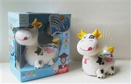 Light and sound electric universal Christmas cartoon cows