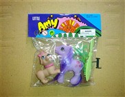 The slush Cartoon horse + dog and accessories