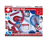 The 9PCS sound light doctors Set box